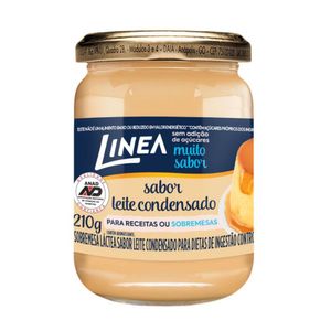 Leite Condensado Sem Adição de Açúcar Linea Vidro 210g