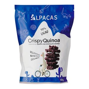 Crispy Quinoa com Chocolate Amargo 70% Cacau Alpacas 60g