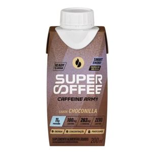 Bebida Pronta de Choconilla Supercoffee Caffeine Army 200ml