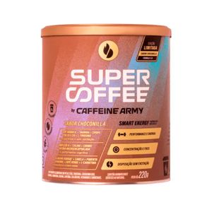 Suplemento Alimentar em Pó Choconilla Supercoffee Caffeine Army 220g