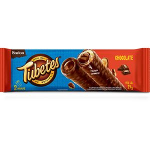 Wafer Tubets Recheado com Chocolate Barion 27g