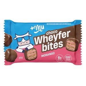 ChocoWheyfer Bites Morango Sem Adição de Açúcar +Mu 35g