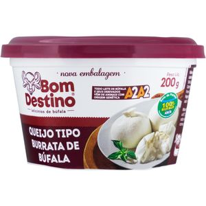 Queijo Burrata de Búfala Creme Bom Destino 200g