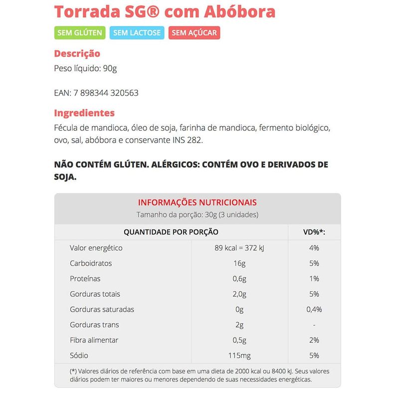 Torrada-Com-Abobora-Sem-Acucar-Diet-Aminna-90g