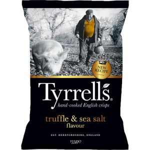 Batata Sal Marinho e Trufa Tyrrells 135g
