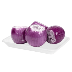 Cebola Roxa Descascada Viva Natural 300g