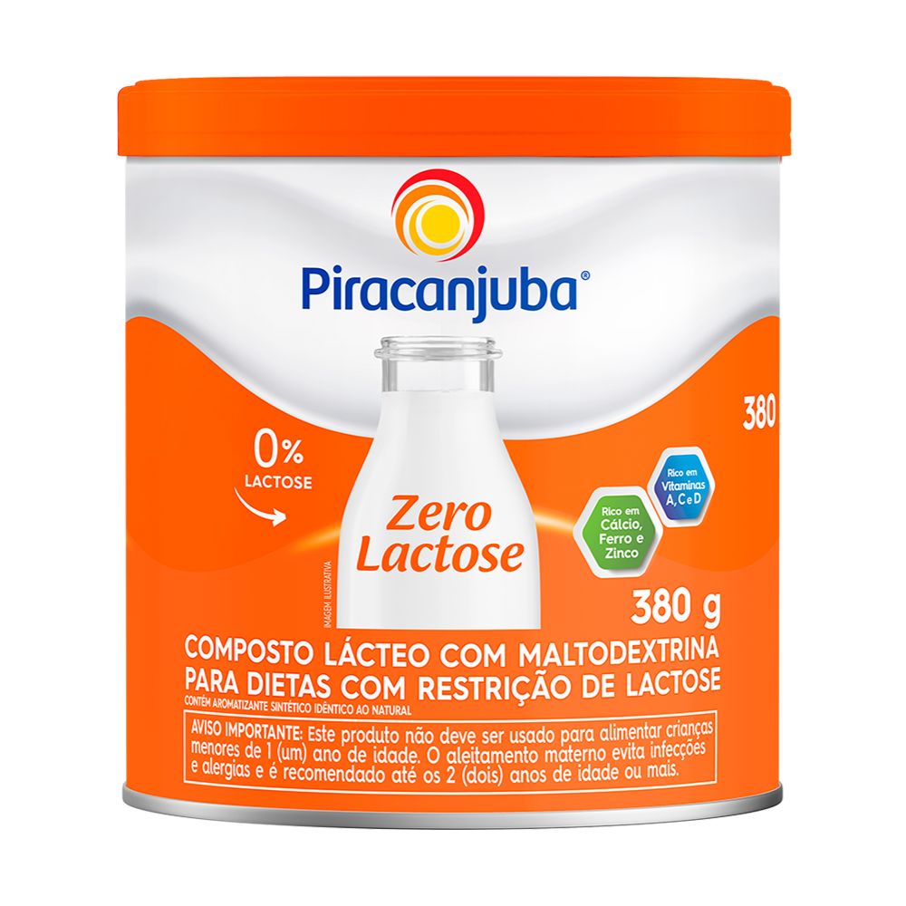 Leite em Pó Sem Lactose Piracanjuba 380g |Mambo Supermercado São Paulo ...