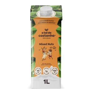 Bebida Vegetal Mixed Nuts Sem Adição de Açúcar A Tal da Castanha 1L