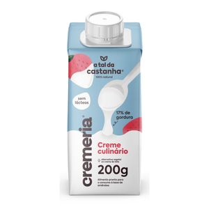 Creme Culinário Vegetal Cremeria A Tal da Castanha 200g