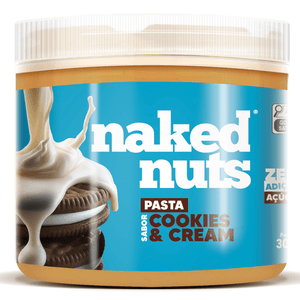 Pasta de Amendoim com Cookies & Cream Naked Nuts 300g