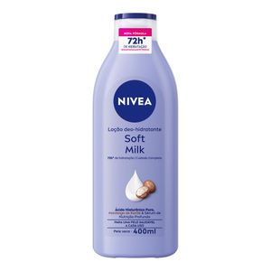 Loção Deo-Hidratante Soft Milk Nivea 400ml