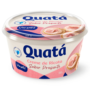 Creme de Ricota Sabor Presunto Quatá 150g