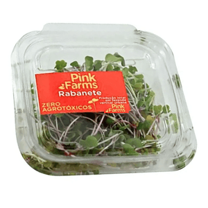 Microverdes Rabanete Pink Farms 25g