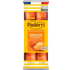 Bolo Madeleine Tradicional Paderrí 200g