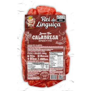 Linguiça Calabresa Aperitivo Rei da Linguiça 500g