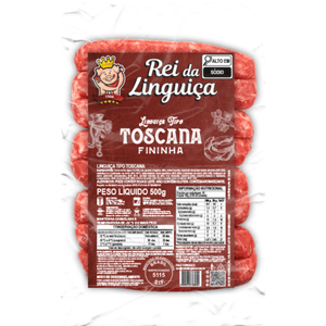 Linguiça Toscana Fininha Rei da Linguiça 500g