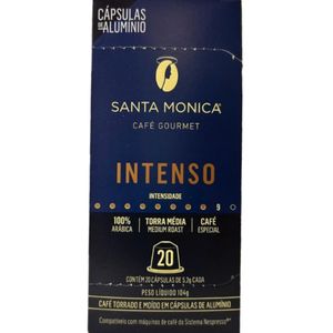 Cápsula de Café Gourmet Intenso Santa Mônica 104g com 20 Unidades