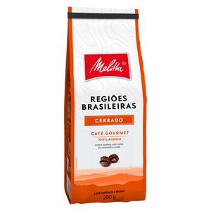 Café Torrado e Moído Gourmet Regiões Brasileiras Cerrado Melitta 250g