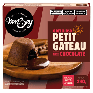 Petit Gateau Chocolate Mr Bey 240g