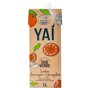 Chá Verde Laranja Com Gengibre Sem Açúcar Yaí 1L
