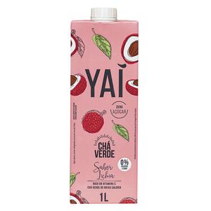 Chá Verde de Lichia Sem Açúcar Yaí 1L