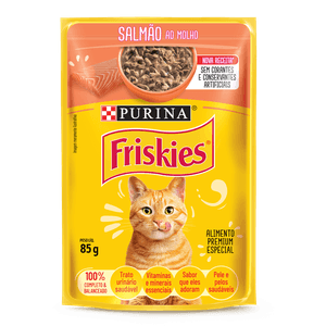 Ração de Salmão ao Molho Friskies 85g
