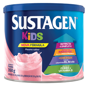 Complemento Alimentar de Morango Sustagen Kids Lata 350g