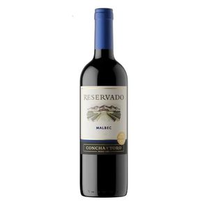 Vinho Chileno Tinto Malbec Reservado Concha Y Toro 750ml