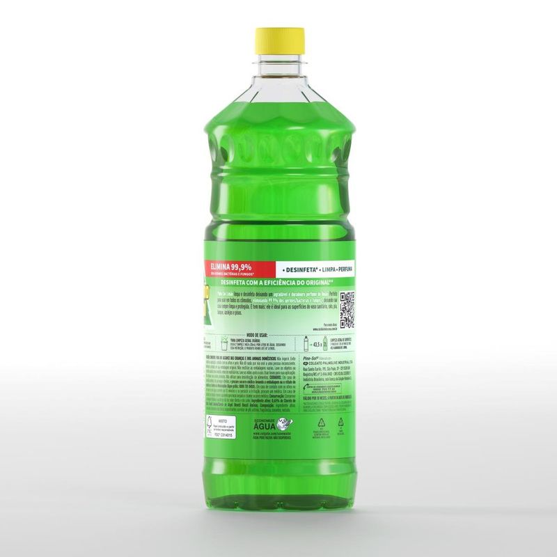7509546687742-Limpador-de-Uso-Geral-Desinfetante-Pinho-Sol-Perfumado-Limao-175L-Embalagem-economica--1-