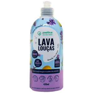 Lava-Louças Lavanda, Íris e Bacuri Positiva 420ml