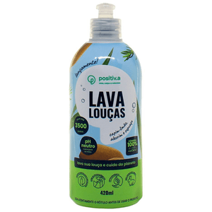 Lava-Louças Capim-Limão, Alecrim e Cupuaçu Positiva 420ml