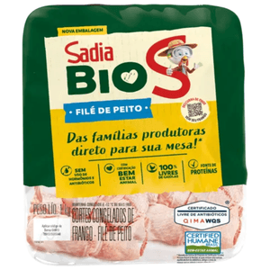 Filé Peito de Frango Sadia Bio Bandeja 1kg