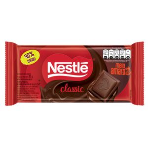 Chocolate Meio Amargo Classic Nestlé 80g