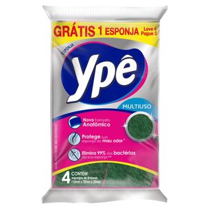 Esponja Multiuso Ypê Leve 4 Pague 3