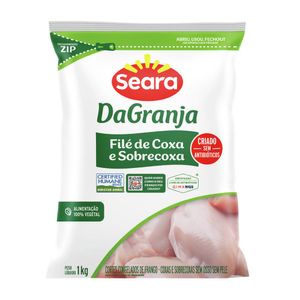 Filé de Coxa e Sobrecoxa Sem Pele e Osso DaGranja Seara 1kg
