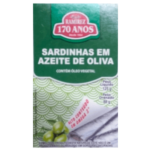Sardinhas em Azeite de Oliva Ramirez 125g