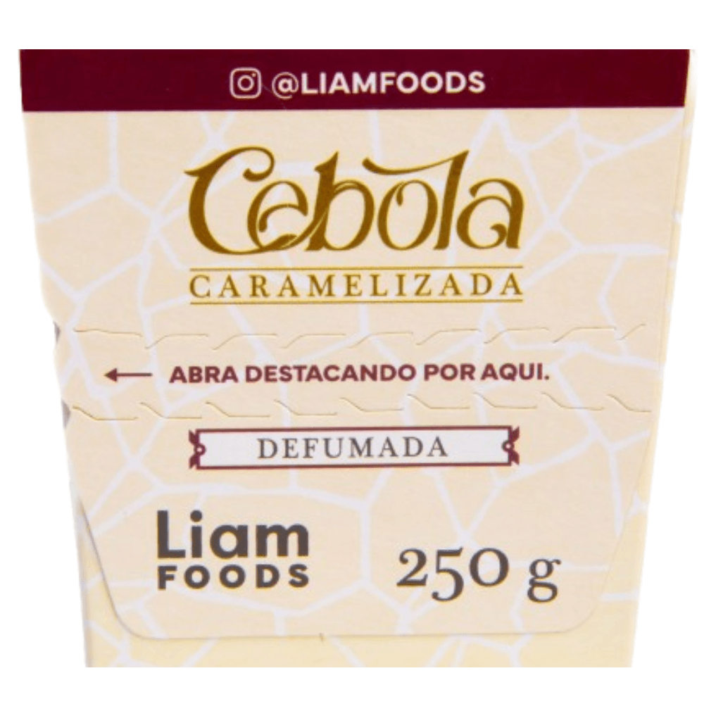 Cebola Caramelizada Defumada Liam Foods 250g |Mambo Supermercado