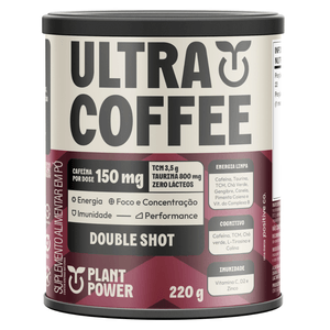 Suplemento em Pó Ultracoffee Double Shot Plant Power 220g