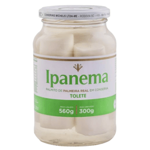 Palmito de Palmeira Real em Tolete Ipanema 300g