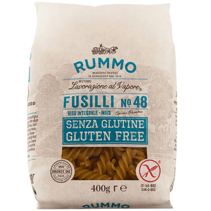 Macarrão Italiano Fusilli Sem Glúten Rummo 400g