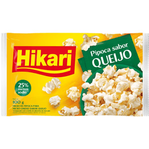Milho de Pipoca para Micro-ondas Queijo Hikari 100g