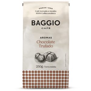 Café Torrado e Moído Aromas de Chocolate Trufado Baggio 250g