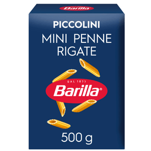 Macarrão Italiano Mini Penne Rigate Grano Duro Barilla 500g