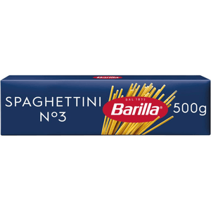 Macarrão Italiano Spaghettini N°3 Grano Duro Barilla 500g