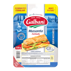 Queijo Mussarela Fatiado Galbani 300g