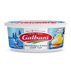 Manteiga Pote Com Sal Galbani 200g