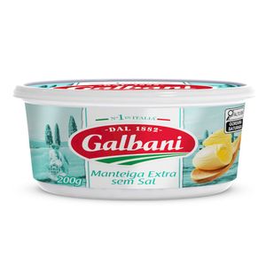 Manteiga Pote Sem Sal Galbani 200g