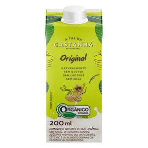 Bebida Vegetal Original Zero Lactose A Tal da Castanha 200ml