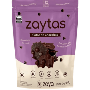 Lascas de Chocolate 70% Cacau Zaytas 80g