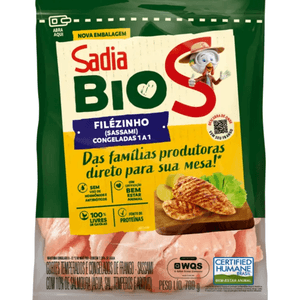 Filezinho de Frango Sassami Congelado Sadia Bio 1kg